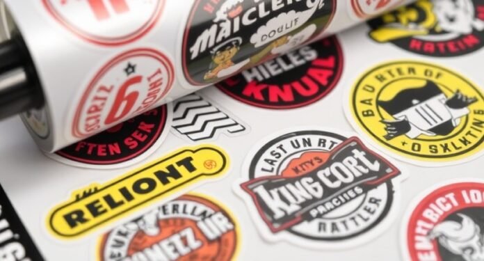 kiss cut vinyl labels